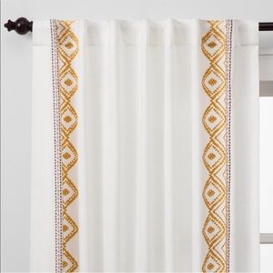 2 Opalhouse Yellow Curtain Panels Target Aztec
